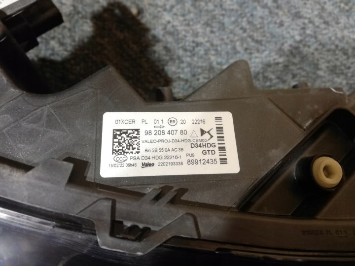 Frontscheinwerfer Citroën Ds3 9820840780 LED Links Scheinwerfer Headlight SCH2728028405st