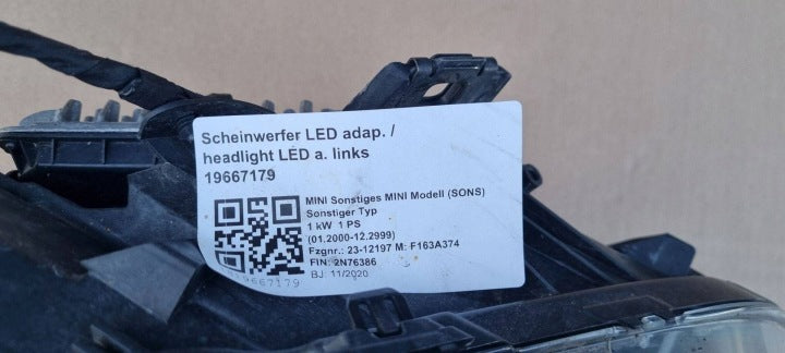 Frontscheinwerfer Mini F56 F55 5A07DB7 Links Scheinwerfer Headlight SCH2795175615cw