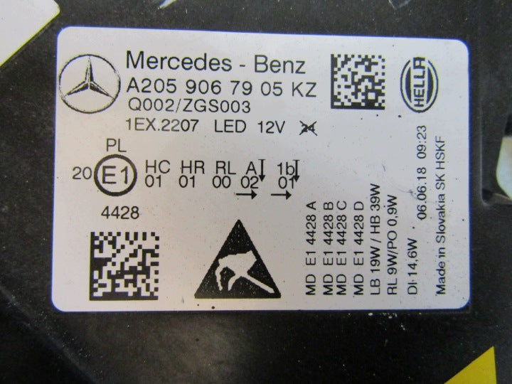 Frontscheinwerfer Mercedes-Benz W205 A2059067905 LED Links Headlight SCH2796402224sb