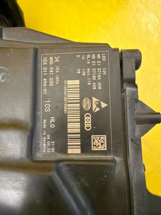 Frontscheinwerfer Audi A8 4H0941035 LED Links Scheinwerfer Headlight SCH2863104180ls