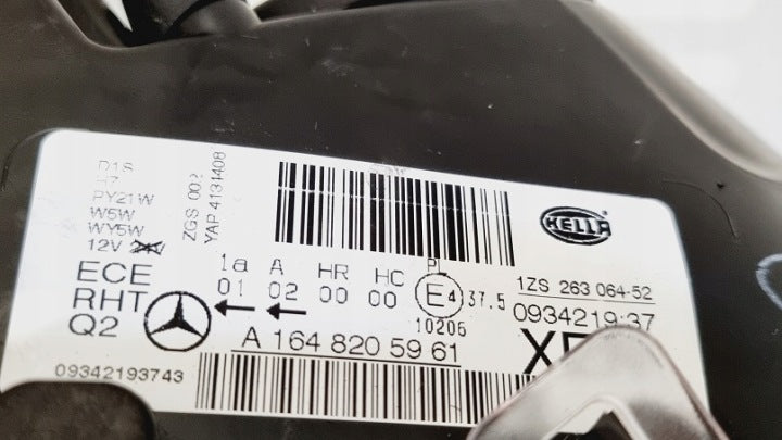 Frontscheinwerfer Mercedes-Benz 1648205961 Xenon Rechts Scheinwerfer Headlight SCH2891017087dy