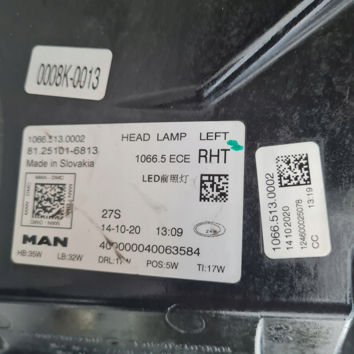 Frontscheinwerfer Man 8125101-6813 LED Links Scheinwerfer Headlight SCH2913346581yf
