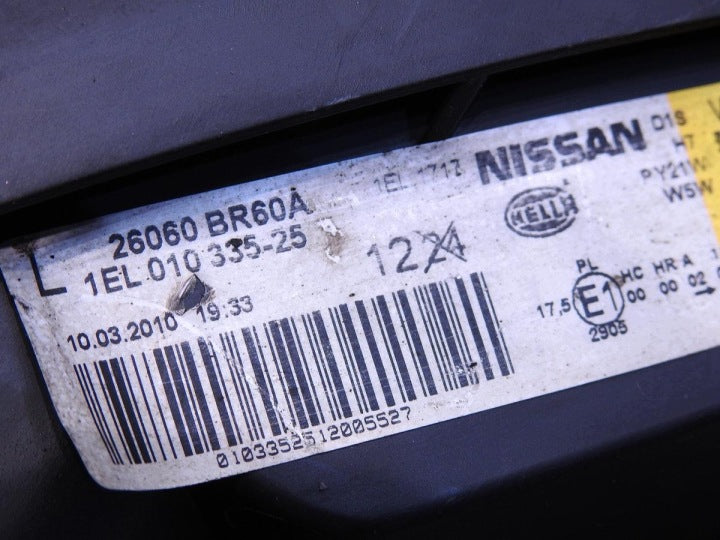 Frontscheinwerfer Nissan Qashqai I J10 26060-BR60A Links Scheinwerfer Headlight SCH2920939391ea