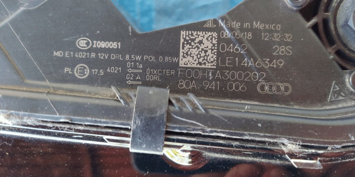 Frontscheinwerfer Audi Q5 80A941006 Bi-Xenon Rechts Scheinwerfer Headlight SCH2980768695he