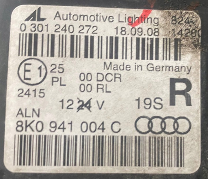 Frontscheinwerfer Audi A4 Allroad B8 8K0941004C Rechts Scheinwerfer Headlight SCH3000964309ym