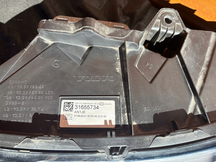 Frontscheinwerfer Volvo S90 V90 31655734 LED Links Scheinwerfer Headlight SCH3017358501nm