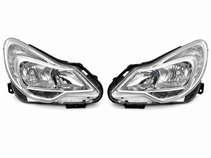 Frontscheinwerfer Opel Corsa D 13432890 90043922 Ein Satz Scheinwerfer Headlight SCH3062872162tu