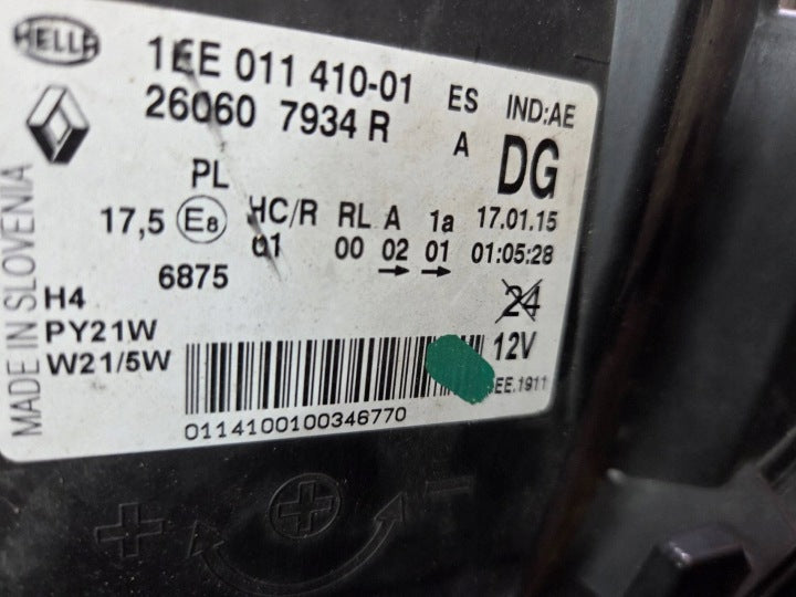 Frontscheinwerfer Renault Trafic III 260607934R Links Scheinwerfer Headlight SCH3135225226gn