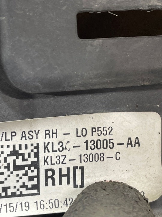 Frontscheinwerfer Ford KL3413005AA Rechts Scheinwerfer Headlight SCH3142416841kg