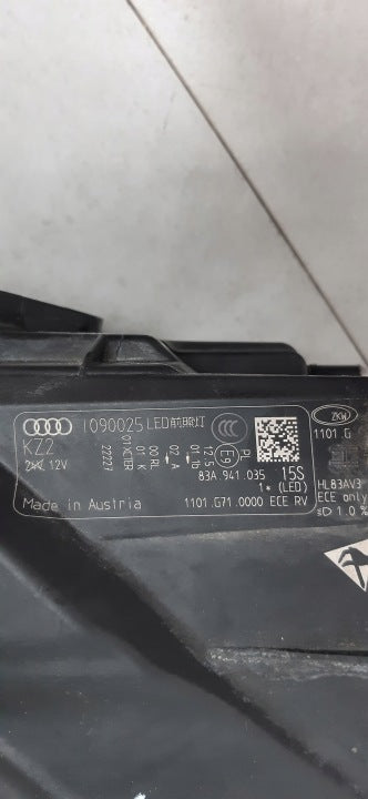 Frontscheinwerfer Audi Q3 83A941035 Full LED Links Scheinwerfer Headlight SCH3161939383fq