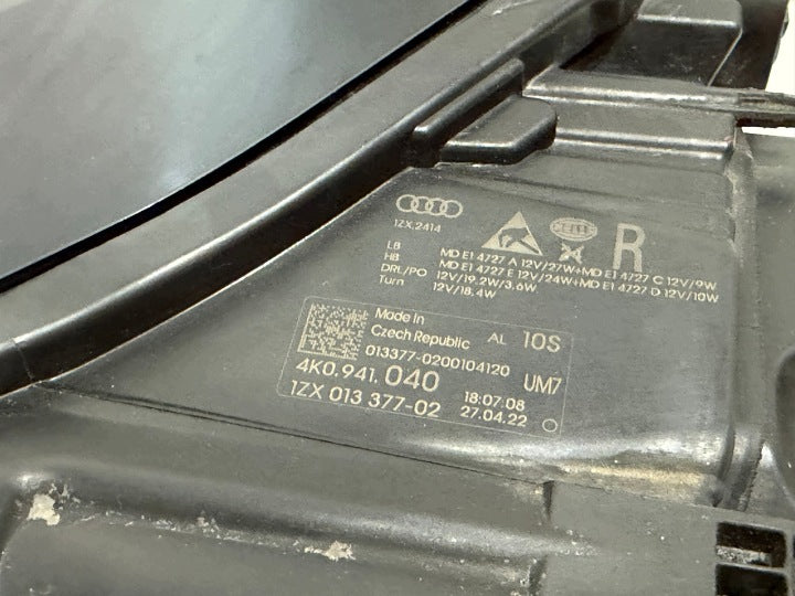 Frontscheinwerfer Audi A6 C8 4K0941040 Rechts Scheinwerfer Headlight SCH3170192052xq