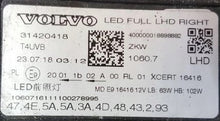 Laden Sie das Bild in den Galerie-Viewer, Frontscheinwerfer Volvo Xc60 31420418 LED Rechts Scheinwerfer Headlight SCH3208531484dm