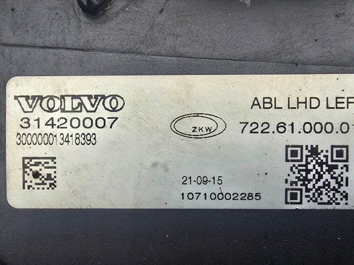 Frontscheinwerfer Volvo V40 31420007 Links Scheinwerfer Headlight SCH3209609542as