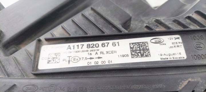 Frontscheinwerfer Mercedes-Benz Cla A1178206761 LED Links Scheinwerfer Headlight SCH3210997044np