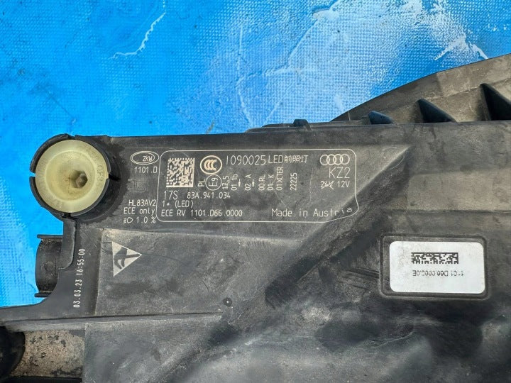 Frontscheinwerfer Audi Q3 83A941034 LED Rechts Scheinwerfer Headlight SCH3220332784tq