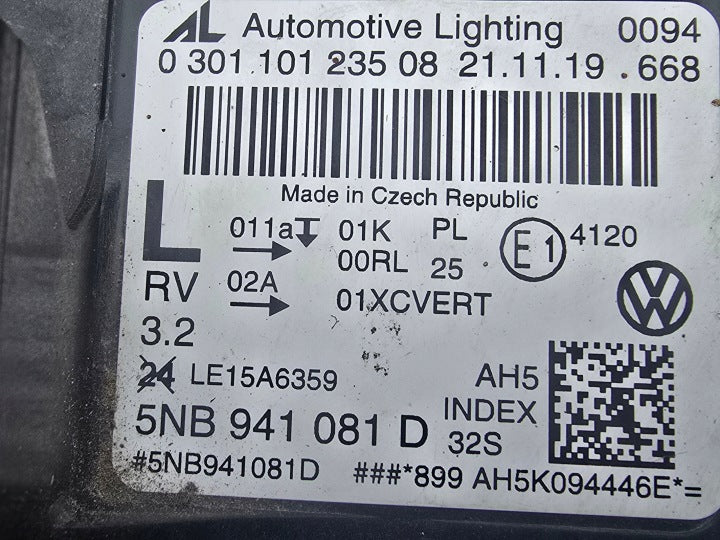 Frontscheinwerfer VW Tiguan 5NB941081D LED Links Scheinwerfer Headlight SCH3278030473ym