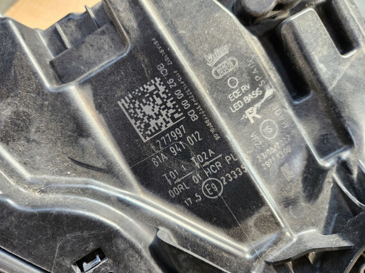 Frontscheinwerfer Audi Q2 81A941012 Rechts Scheinwerfer Headlight SCH3279885997bt