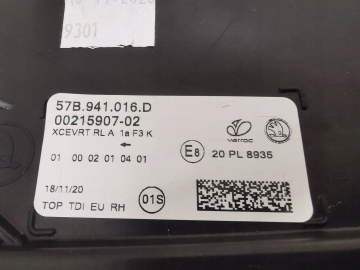 Frontscheinwerfer Skoda Karoq 57B941016D Rechts Scheinwerfer Headlight SCH3282691609cd