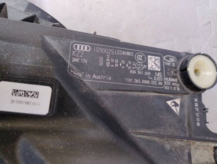 Frontscheinwerfer Audi Q3 83A941033 Full LED Links Scheinwerfer Headlight SCH3308820783be