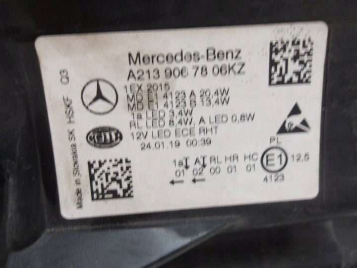 Frontscheinwerfer Mercedes-Benz W213 A2139067806 LED Rechts Headlight SCH3325210143uj