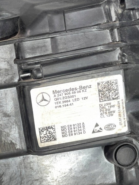 Frontscheinwerfer Mercedes-Benz W247 A2479064906 LED Links Headlight SCH3482632098qa