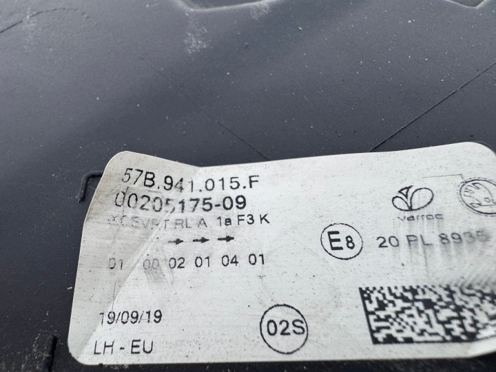 Frontscheinwerfer Skoda Karoq 57B941015F Links Scheinwerfer Headlight SCH3532115477gp
