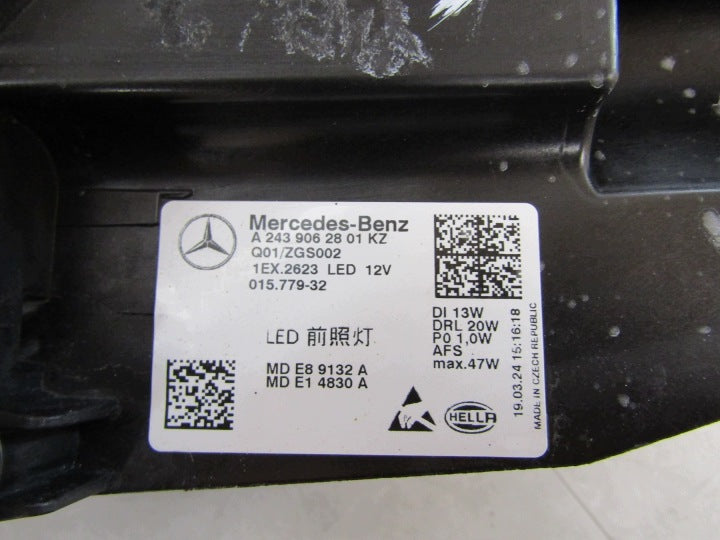 Frontscheinwerfer Mercedes-Benz Eqa Eqb A2439062801 LED Rechts Headlight SCH3533391414ju