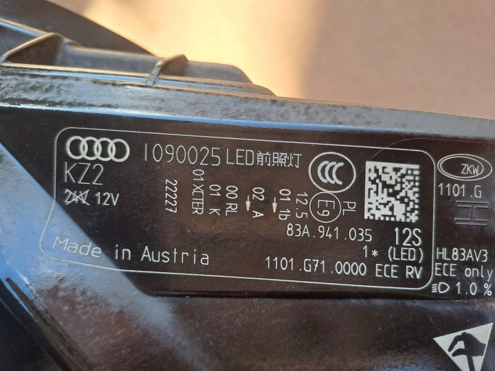 Frontscheinwerfer Audi Q3 83A941035 Links Scheinwerfer Headlight SCH3615154469pg