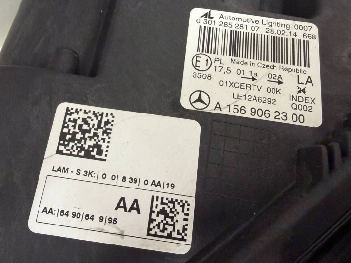 Frontscheinwerfer Mercedes-Benz Gla LE12A6292 A1569062300 Xenon Links Headlight SCH3623081722pi