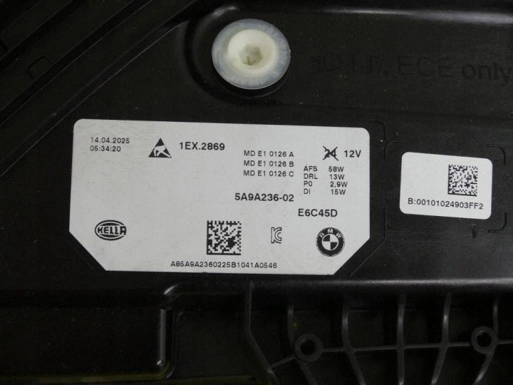 Frontscheinwerfer BMW X1 5A9A236-02 Rechts Scheinwerfer Headlight SCH3641083119wu