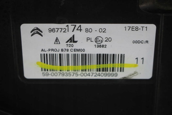 Frontscheinwerfer Citroën C4 Picasso II 9677217480 Rechts Scheinwerfer Headlight SCH3744270484vm