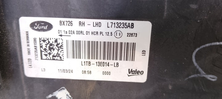 Frontscheinwerfer Ford Puma L1TB-13E014-LB Full LED Rechts Headlight SCH3757469906ff