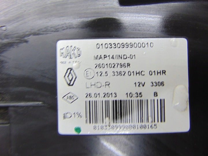 Frontscheinwerfer Renault Clio IV 260102796R Rechts Scheinwerfer Headlight SCH3761495261gm
