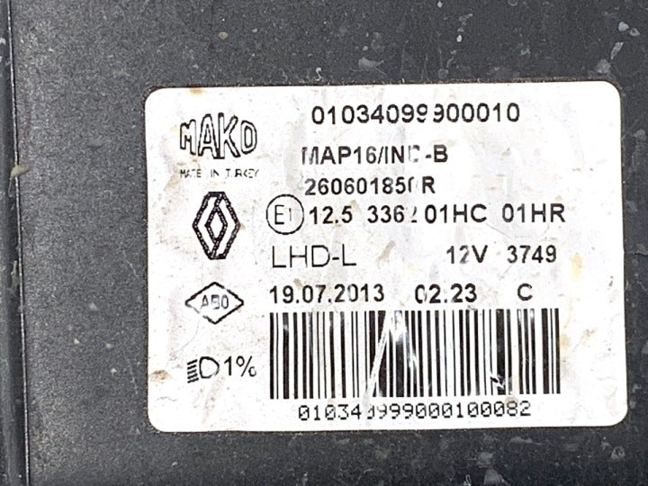 Frontscheinwerfer Renault Clio IV LORK-730-57284 260601850R Links Headlight SCH3790288896zk