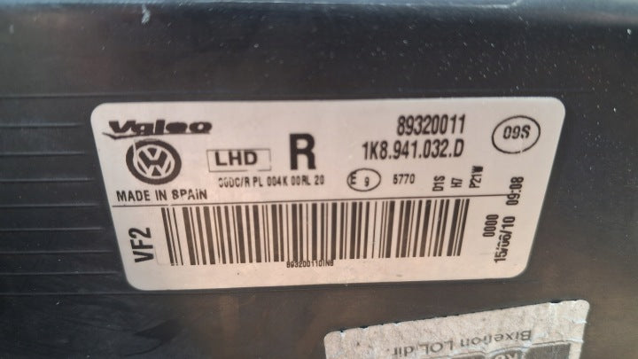 Frontscheinwerfer VW Scirocco 1K8941032D Xenon Rechts Scheinwerfer Headlight SCH3793266589ta