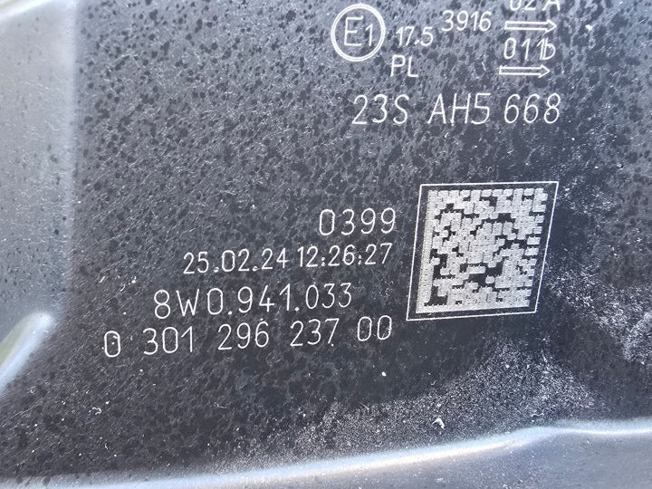 Frontscheinwerfer Audi A4 B9 8W0941033 Links Scheinwerfer Headlight SCH3819316306ay