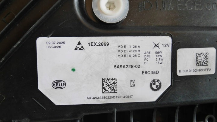 Frontscheinwerfer BMW X1 5A9A228-02 Rechts Scheinwerfer Headlight SCH3828947910fu