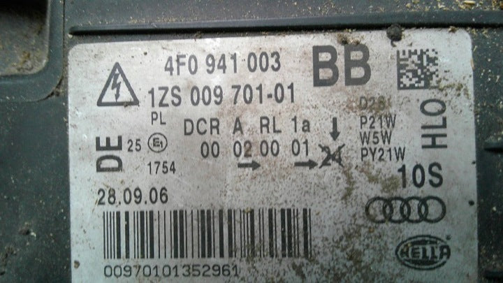Frontscheinwerfer Audi A6 4F0941003BB Links Scheinwerfer Headlight SCH3837281328oj