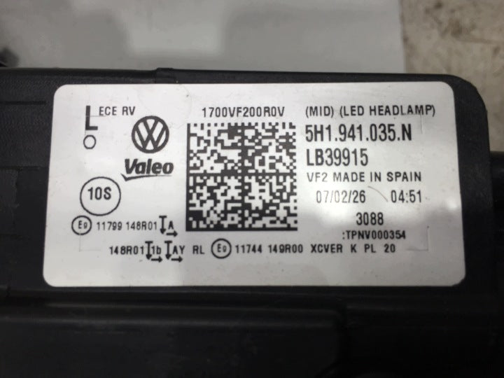 Frontscheinwerfer VW Golf VIII 5H1941035N LED Links Scheinwerfer Headlight SCH3854593091ai