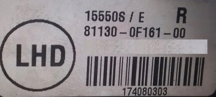 Frontscheinwerfer Toyota Verso 81130-0F161-00 Rechts Scheinwerfer Headlight SCH3855012208eg