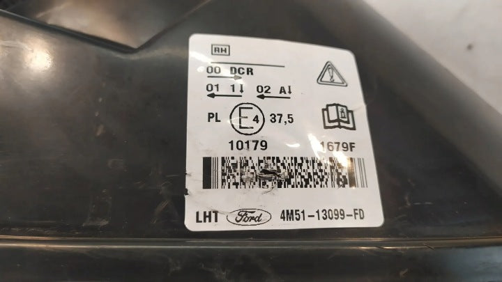 Frontscheinwerfer Ford Focus 4M5113099FD Rechts Scheinwerfer Headlight SCH3891837019xi