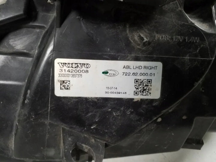 Frontscheinwerfer Volvo V40 Hatchback 31420008 Rechts Scheinwerfer Headlight SCH3899157012xl