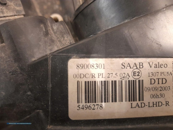 Frontscheinwerfer Saab 9-5 5496278 Rechts Scheinwerfer Headlight SCH3902041416kh