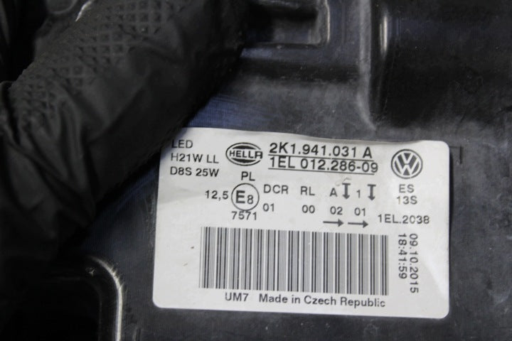 Frontscheinwerfer VW Caddy III 2K1941031A 85122000 Xenon Links Headlight SCH3986707513th