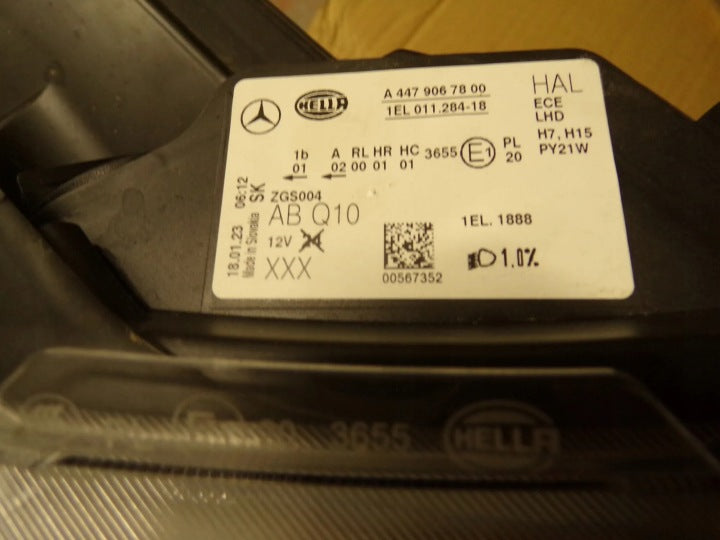 Frontscheinwerfer Mercedes-Benz A4479067700 Ein Satz Scheinwerfer Headlight SCH3988291390al