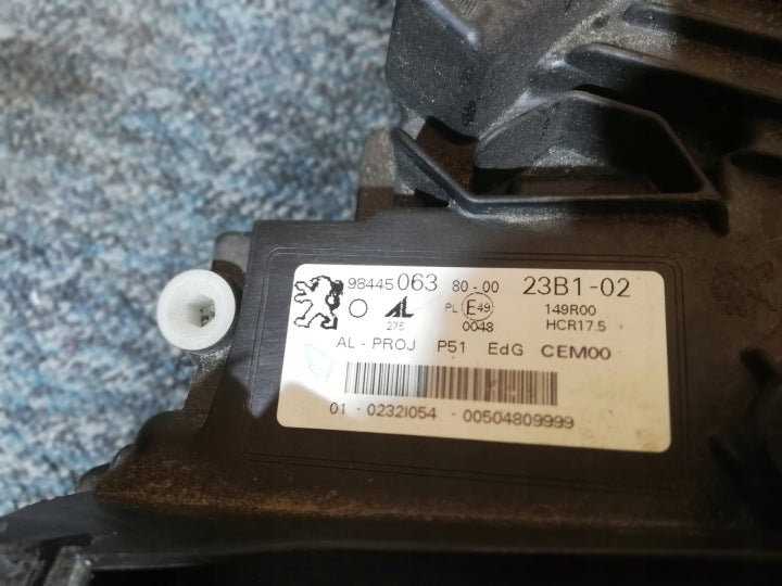 Frontscheinwerfer Peugeot 308 III 9844506380 Rechts Scheinwerfer Headlight SCH4084209533wh