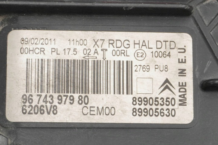 Frontscheinwerfer Citroën C5 II 9674397980 Rechts Scheinwerfer Headlight SCH4087149413un