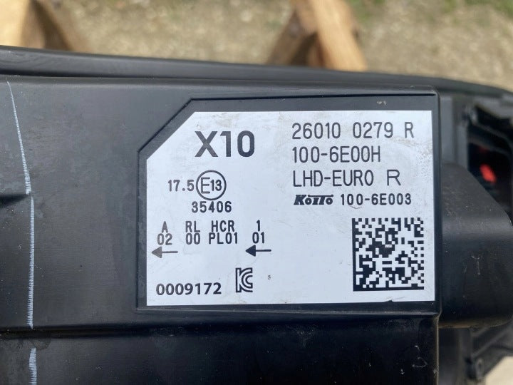 Frontscheinwerfer Renault Zoe II 260100279 Rechts Scheinwerfer Headlight SCH4102051876ww