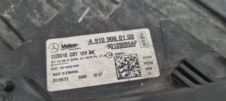 Frontscheinwerfer Mercedes-Benz Sprinter A9109060000 Ein Satz Headlight SCH4120672893gg
