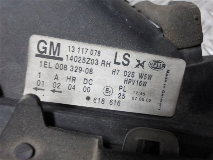 Frontscheinwerfer Bertone Astra 13117077 Ein Stück (Rechts oder Links) Headlight SCH4154151534jc
